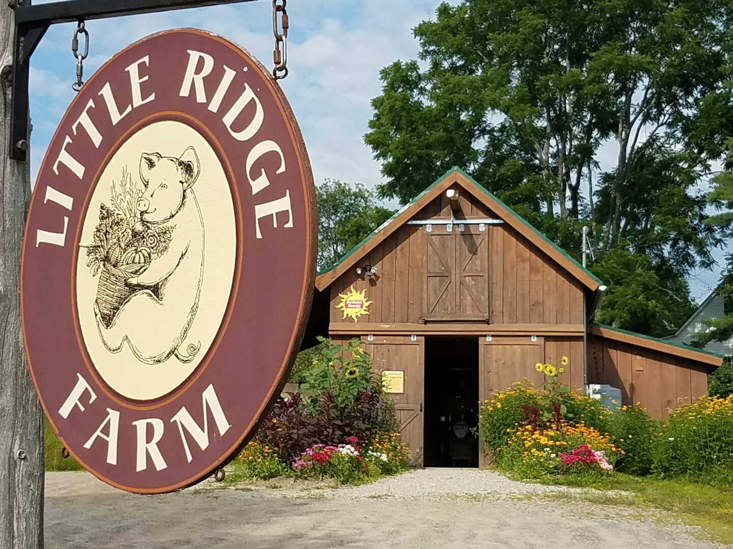 The site of the Little Ridge Farm  